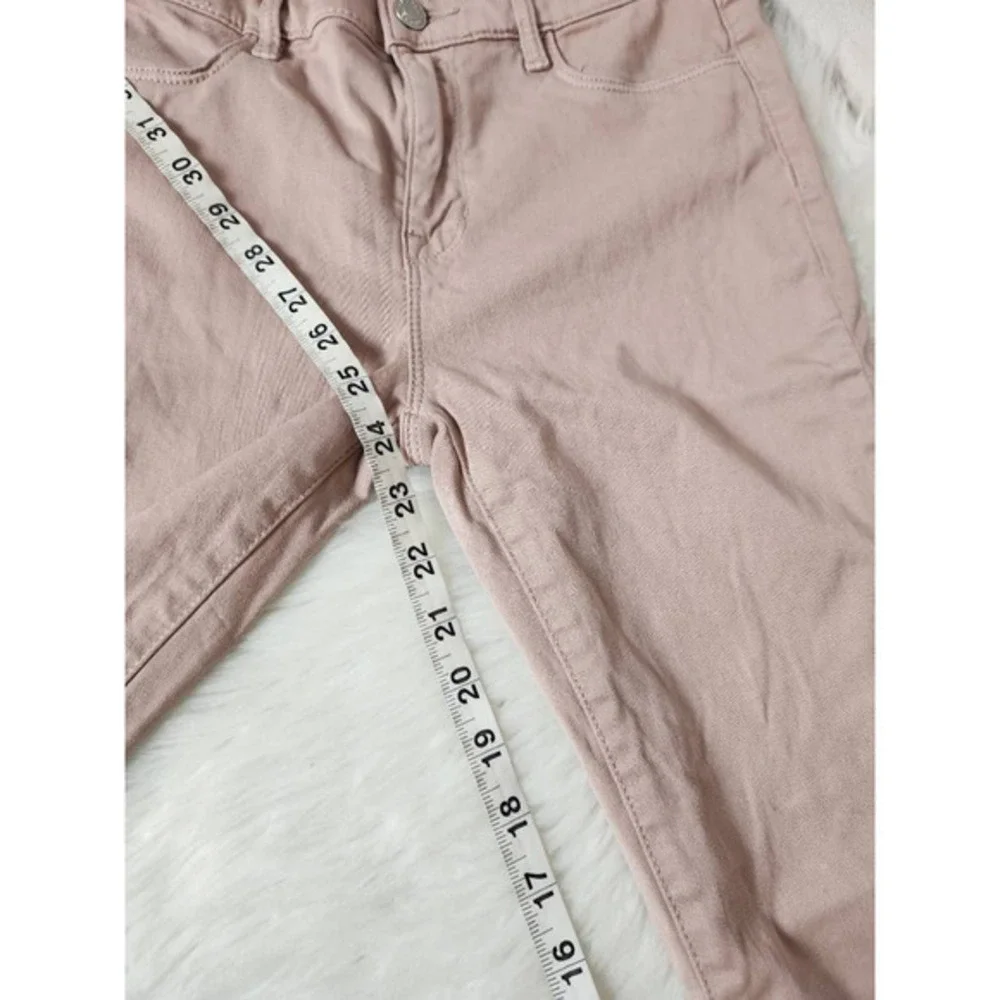 Pacsun Womens Ankle Jeggings‎ Beige Stretch Mid Rise Pockets Denim Casual 26